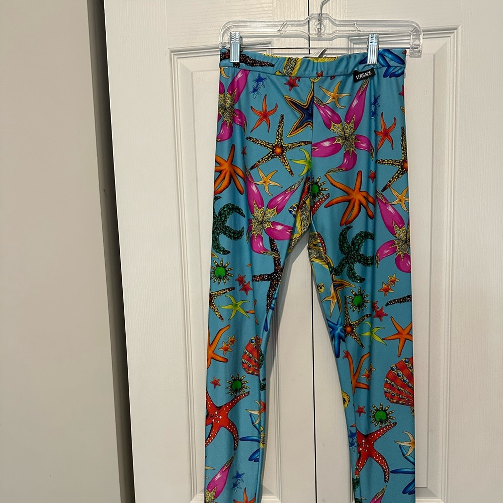 VERSACE TRÉSOR DE LA MER PRINT LEGGINGS